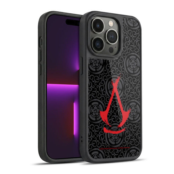 Assassin's Creed Shadows Graphics Red Logotype Gel Armour Case For Apple iPhone 14 Pro