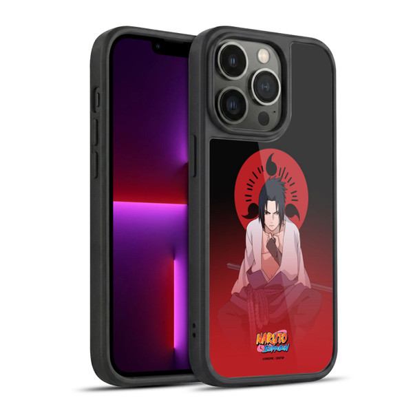 Naruto Shippuden Character Art Sasuke Uchiha Gel Armour Case For Apple iPhone 13 Pro