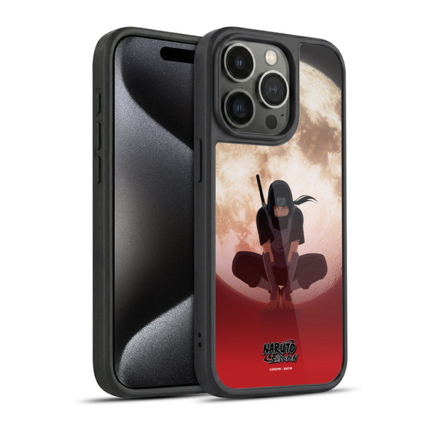 Naruto Shippuden Character Art Itachi Uchiha Moon Gel Armour Case For Apple iPhone 15 Pro