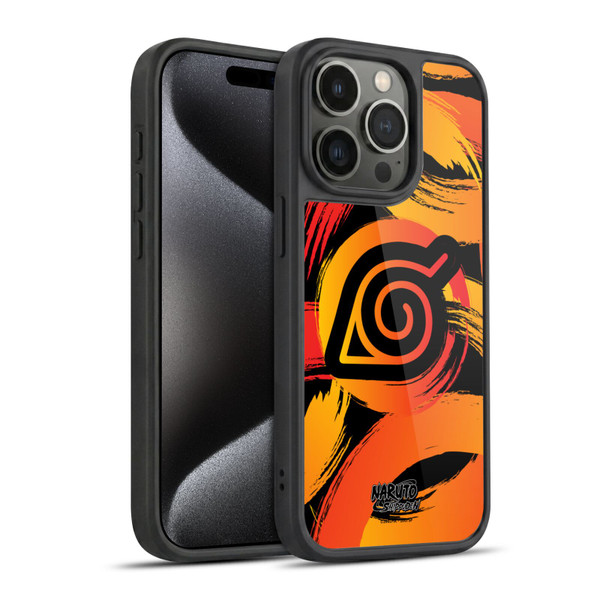 Naruto Shippuden Iconic Konoha Nine Tails Gel Armour Case For Apple iPhone 15 Pro