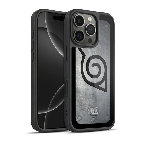 Naruto Shippuden Iconic Konoha Headband Gel Armour Case For Apple iPhone 16 Pro