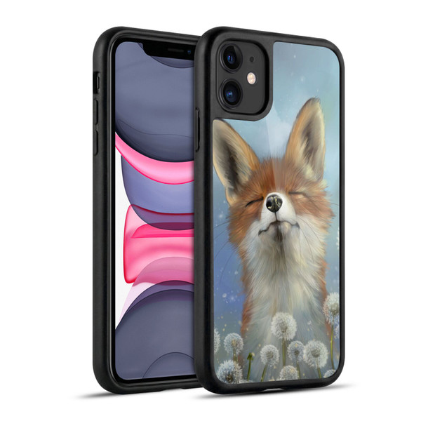 Ash Evans Animals Dandelion Fox Gel Armour Case For Apple iPhone 11
