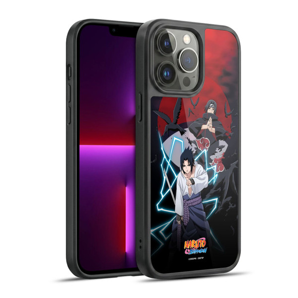 Naruto Shippuden Key Art Sasuke And Itachi Gel Armour Case For Apple iPhone 13 Pro Max