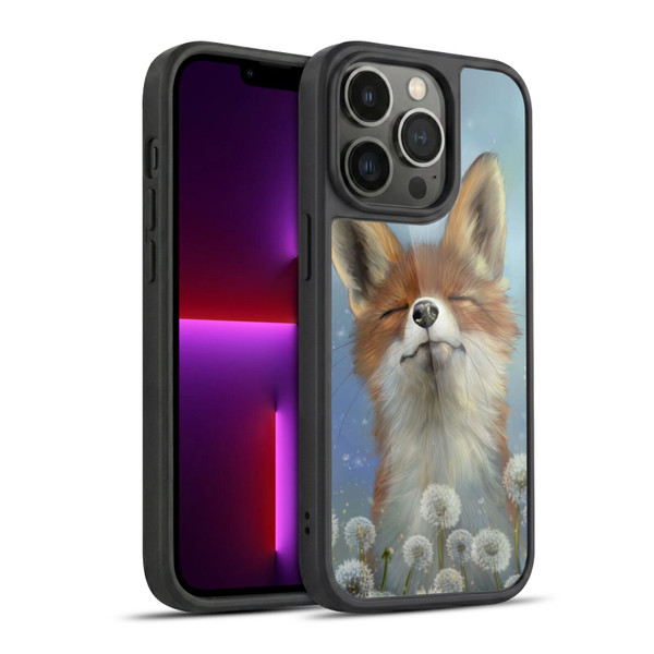 Ash Evans Animals Dandelion Fox Gel Armour Case For Apple iPhone 13 Pro