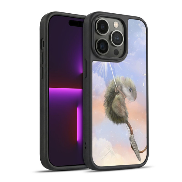 Ash Evans Animals Dandelion Mouse Gel Armour Case For Apple iPhone 14 Pro