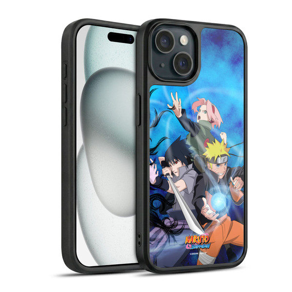 Naruto Shippuden Key Art Team 7 Gel Armour Case For Apple iPhone 15