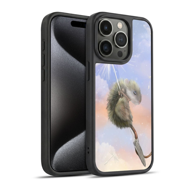 Ash Evans Animals Dandelion Mouse Gel Armour Case For Apple iPhone 15 Pro