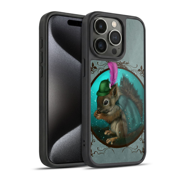 Ash Evans Animals Squirrel Gel Armour Case For Apple iPhone 15 Pro