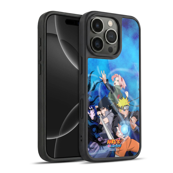 Naruto Shippuden Key Art Team 7 Gel Armour Case For Apple iPhone 16 Pro