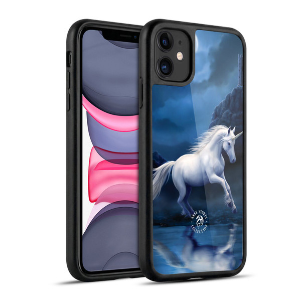 Anne Stokes Mythical Creatures Moonlight Unicorn Gel Armour Case For Apple iPhone 11