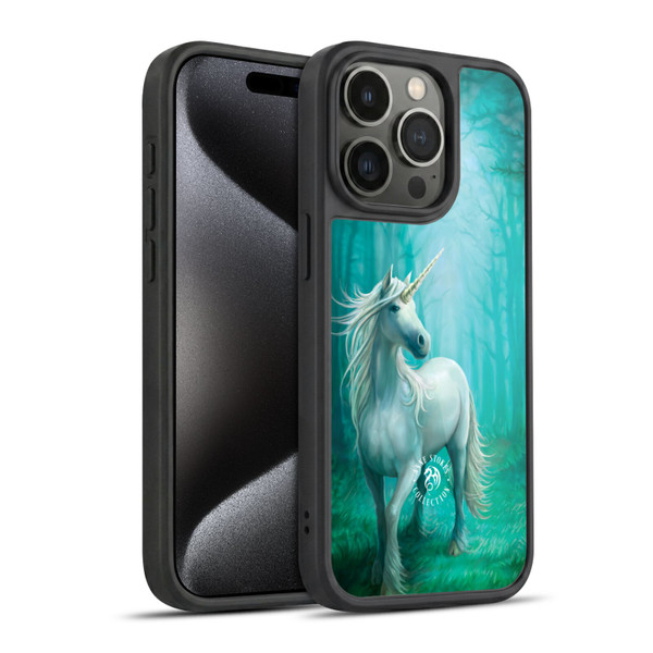 Anne Stokes Mythical Creatures Forest Unicorn Gel Armour Case For Apple iPhone 15 Pro