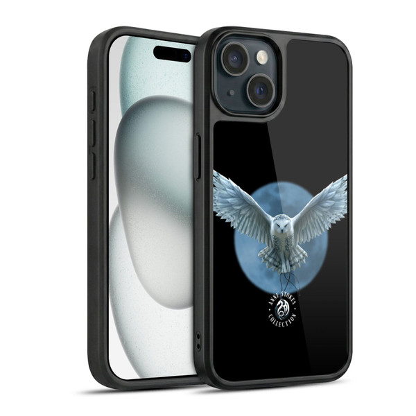 Anne Stokes Owls Moon Gel Armour Case For Apple iPhone 15