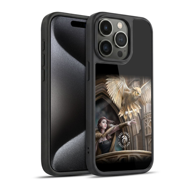 Anne Stokes Owls Messenger Gel Armour Case For Apple iPhone 15 Pro