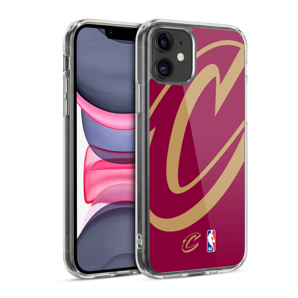 NBA Cleveland Cavaliers Logo Oversized Soft Gel Case for Apple iPhone 11