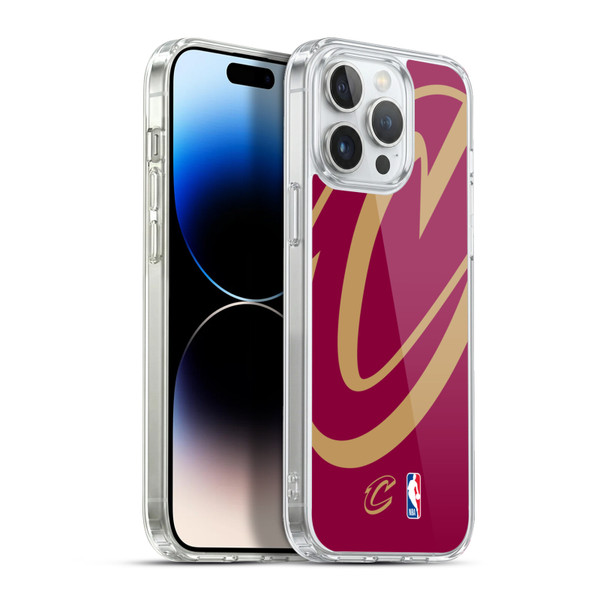 NBA Cleveland Cavaliers Logo Oversized Soft Gel Case for Apple iPhone 13 Pro Max & MagSafe