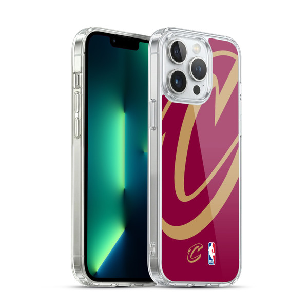 NBA Cleveland Cavaliers Logo Oversized Soft Gel Case for Apple iPhone 13 Pro Max & MagSafe