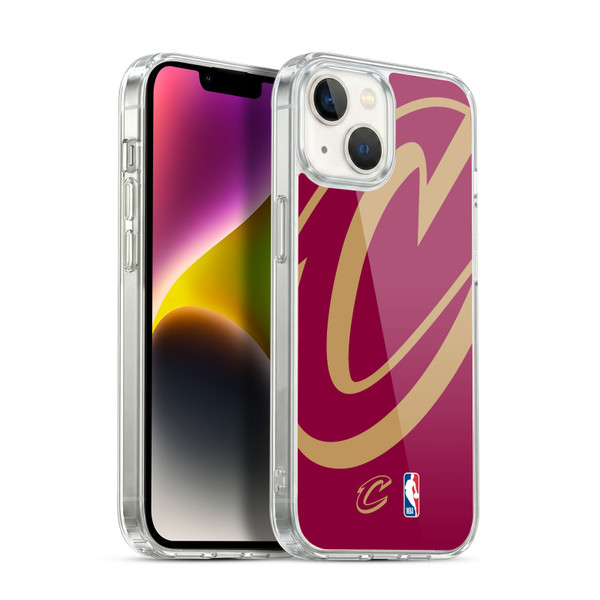 NBA Cleveland Cavaliers Logo Oversized Soft Gel Case for Apple iPhone 14