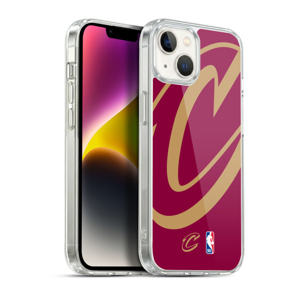 NBA Cleveland Cavaliers Logo Oversized Soft Gel Case for Apple iPhone 14 Plus & MagSafe