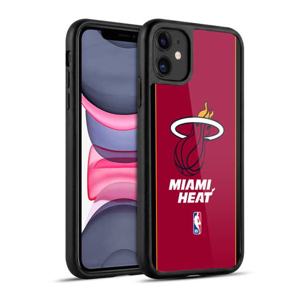 NBA Miami Heat Logo Red Design Gel Armour Case For Apple iPhone 11