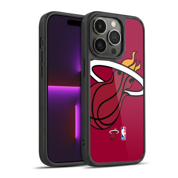 NBA Miami Heat Logo Oversized Gel Armour Case For Apple iPhone 14 Pro