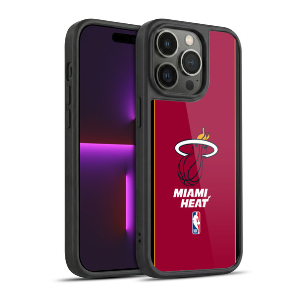 NBA Miami Heat Logo Red Design Gel Armour Case For Apple iPhone 14 Pro