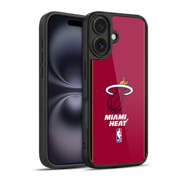 NBA Miami Heat Logo Red Design Gel Armour Case For Apple iPhone 16