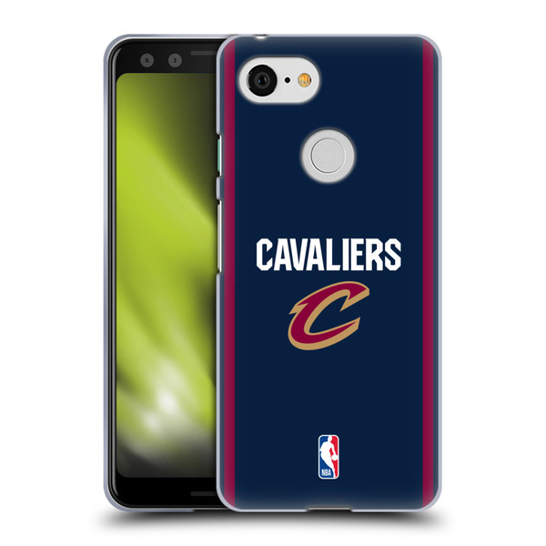 NBA Cleveland Cavaliers Logo Retro Design Soft Gel Case for Google Pixel 3