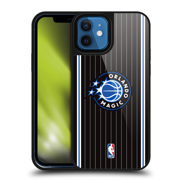 NBA Orlando Magic Logo Black Design Gel Armour Case For Apple iPhone 12 / iPhone 12 Pro