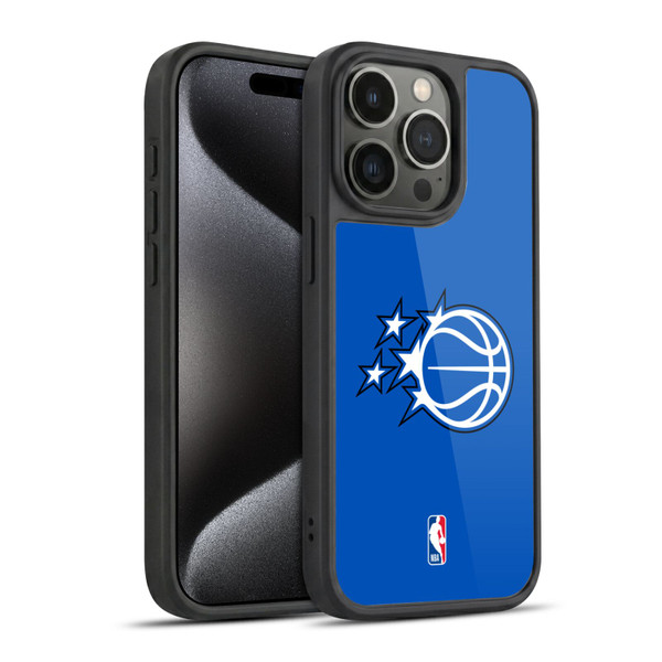 NBA Orlando Magic Logo Blue Gel Armour Case For Apple iPhone 15 Pro