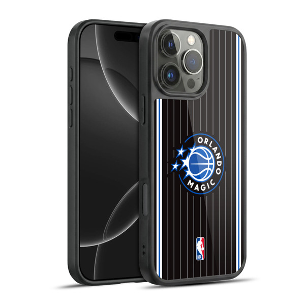NBA Orlando Magic Logo Black Design Gel Armour Case For Apple iPhone 16 Pro Max