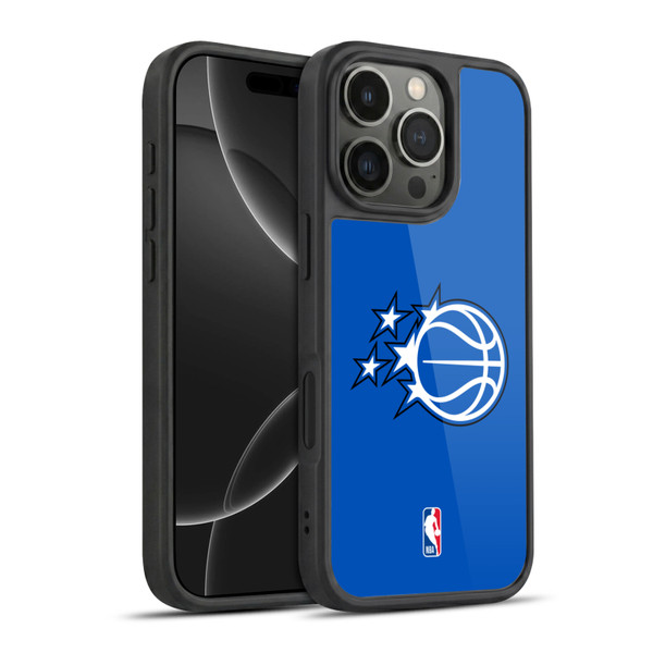 NBA Orlando Magic Logo Blue Gel Armour Case For Apple iPhone 16 Pro