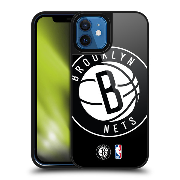NBA Brooklyn Nets Logo Oversized Gel Armour Case For Apple iPhone 12 / iPhone 12 Pro
