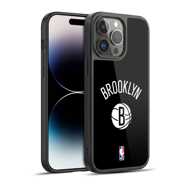 NBA Brooklyn Nets Logo Black Design Gel Armour Case For Apple iPhone 14 Pro Max