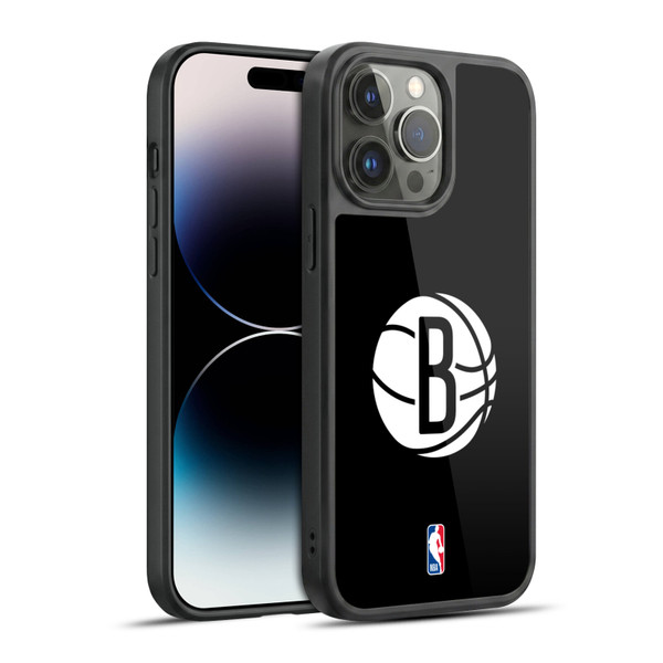 NBA Brooklyn Nets Logo Black Gel Armour Case For Apple iPhone 14 Pro Max