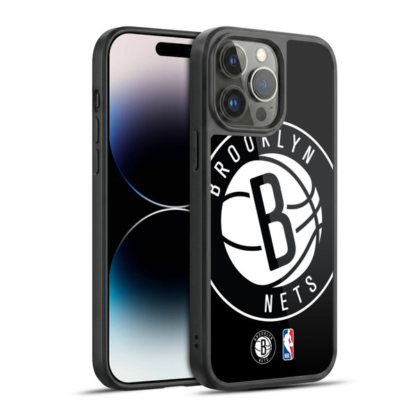 NBA Brooklyn Nets Logo Oversized Gel Armour Case For Apple iPhone 14 Pro Max