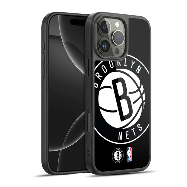 NBA Brooklyn Nets Logo Oversized Gel Armour Case For Apple iPhone 16 Pro Max