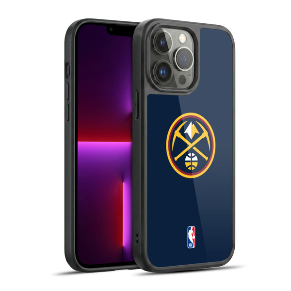 NBA Denver Nuggets Logo Midnight Blue Gel Armour Case For Apple iPhone 13 Pro Max