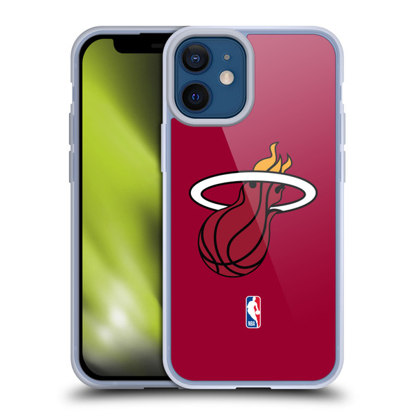 NBA Miami Heat Logo Red Soft Gel Case for Apple iPhone 12 Mini & MagSafe