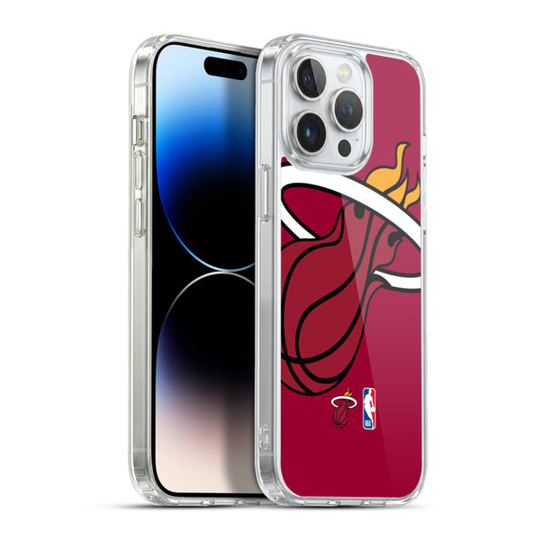 NBA Miami Heat Logo Oversized Soft Gel Case for Apple iPhone 13 Pro Max & MagSafe