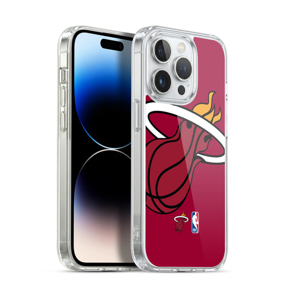 NBA Miami Heat Logo Oversized Soft Gel Case for Apple iPhone 13 Pro & MagSafe