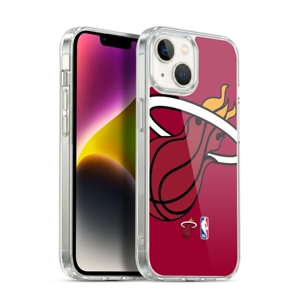 NBA Miami Heat Logo Oversized Soft Gel Case for Apple iPhone 14