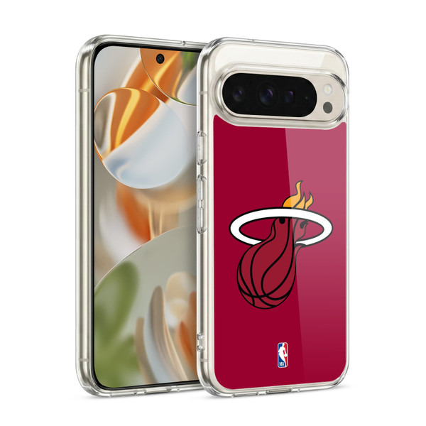 NBA Miami Heat Logo Red Soft Gel Case for Google Pixel 9 / Pixel 9 Pro