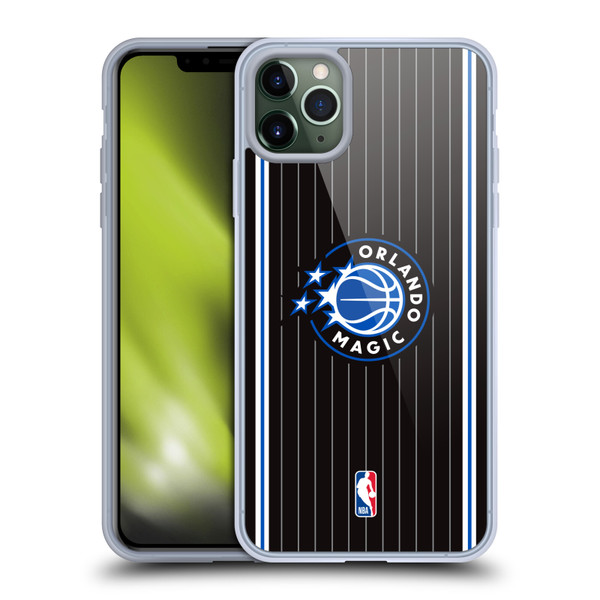 NBA Orlando Magic Logo Black Design Soft Gel Case for Apple iPhone 11 Pro Max & MagSafe