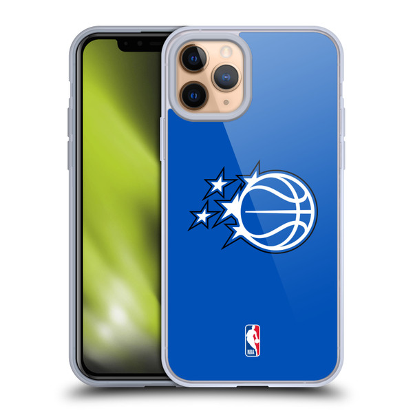 NBA Orlando Magic Logo Blue Soft Gel Case for Apple iPhone 11 Pro & MagSafe