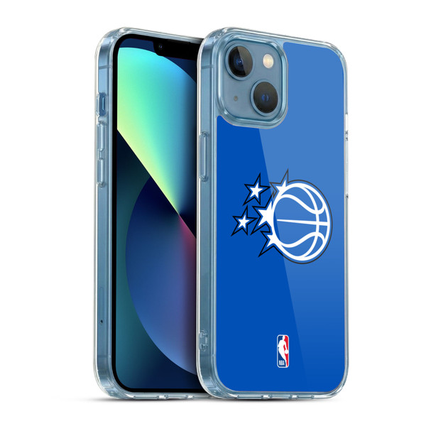 NBA Orlando Magic Logo Blue Soft Gel Case for Apple iPhone 13 Mini & MagSafe