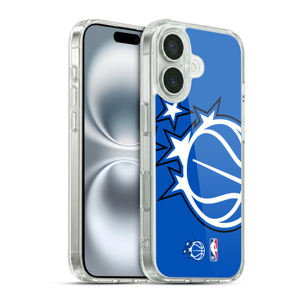 NBA Orlando Magic Logo Oversized Soft Gel Case for Apple iPhone 16 & MagSafe