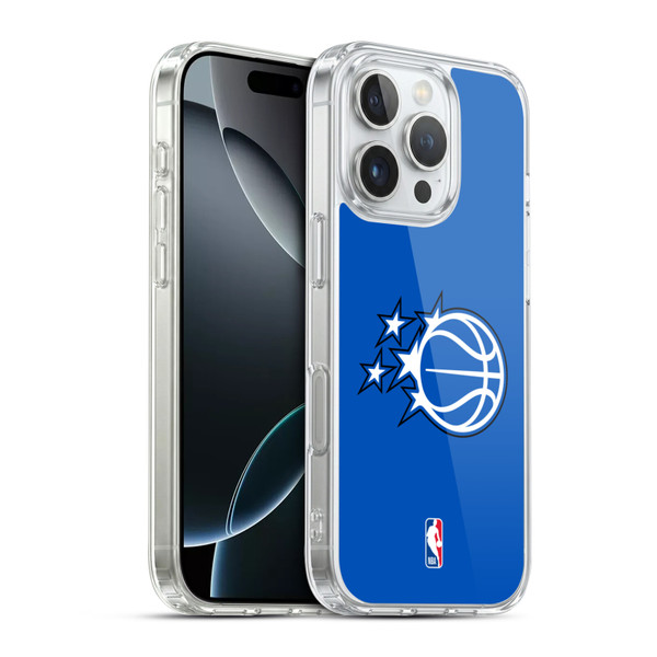 NBA Orlando Magic Logo Blue Soft Gel Case for Apple iPhone 16 Pro & MagSafe