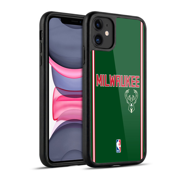 NBA Milwaukee Bucks Logo Retro Design Gel Armour Case For Apple iPhone 11