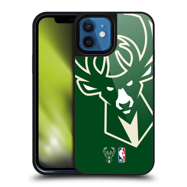 NBA Milwaukee Bucks Logo Oversized Gel Armour Case For Apple iPhone 12 / iPhone 12 Pro