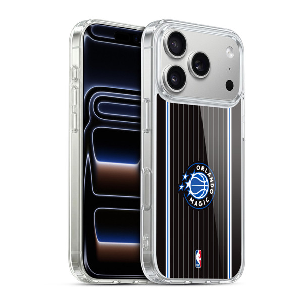 NBA Orlando Magic Logo Black Design Soft Gel Case for Apple iPhone 17 Pro